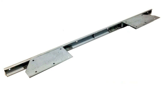 COPPIA GUIDA TAVOLO ALLUNGABILE AL CENTRO CM.80 CON ALA SAGOMATA AD ANGOLO