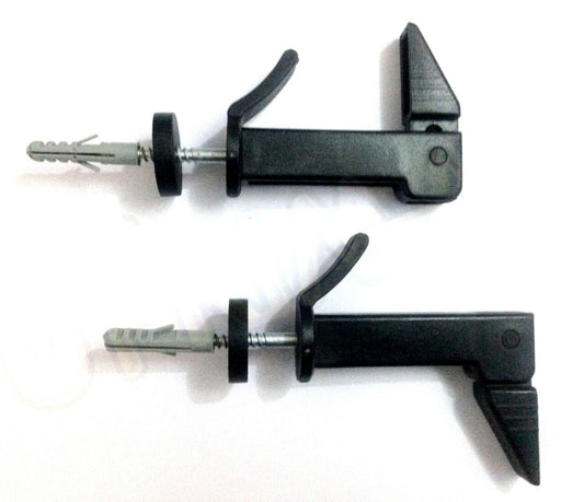 FERMAPERSIANE TIPO OMINO IN PLASTICA CON FERMO DI BATTUTA FLESSIBILE