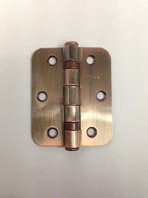 CERNIERA PORTA CON CUSCINETTI 3x2,5" mm.76x63 BRONZATA FERVIL PER PORTE LEGNO