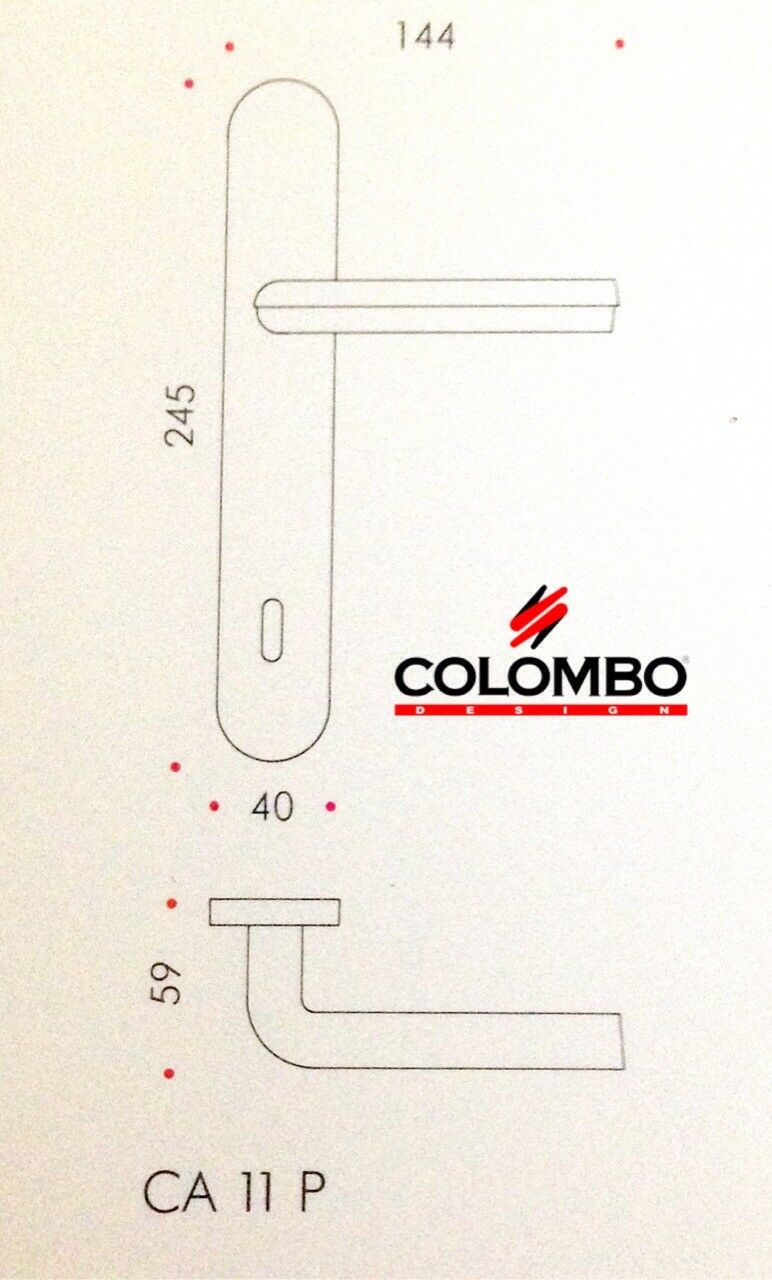 MANIGLIA PER PORTA COLOMBO DESIGN SATURN CA11P ORO ZECCHINO design CASTIGLIA