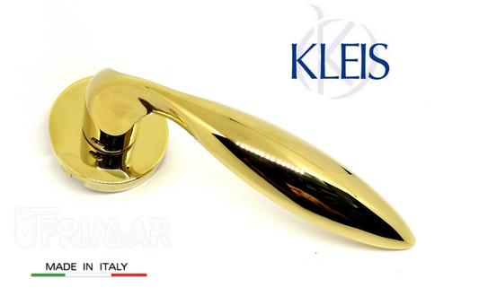 Maniglia KLEIS LIBYA art. 00B1302 Ottone lucido maniglie per porte porte RDS