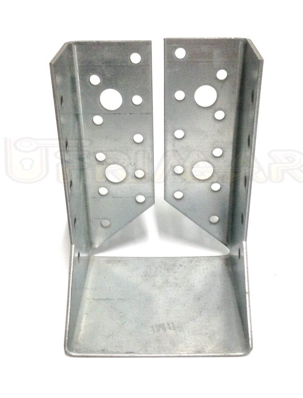 STAFFA SCARPA ANCORAGGIO PER TRAVI IN LEGNO 80x120 SUPPORTO CON ALETTE INTERNE