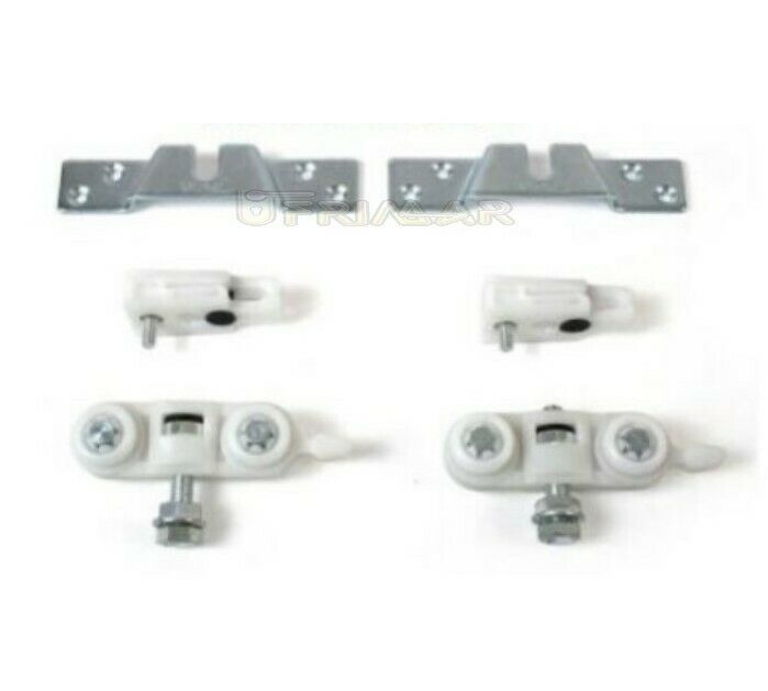 Kit scorrevole per porte Scrigno Delta portata Kg 80 per binario alluminio