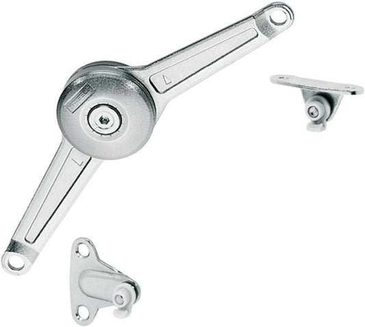 VASISTAS SNODO PER RIBALTE FORZA REGOLABILE AMBIDESTRO AP.MAX 110° HAFELE DUO