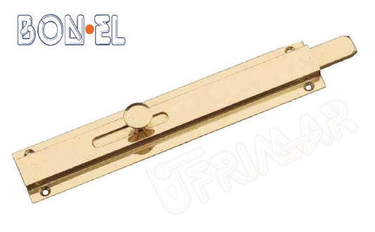 CATENACCIO CHIUSURA PER PORTA VERTICALE IN OTTONE LUCIDO DA mm.250 BONEL ART.1B