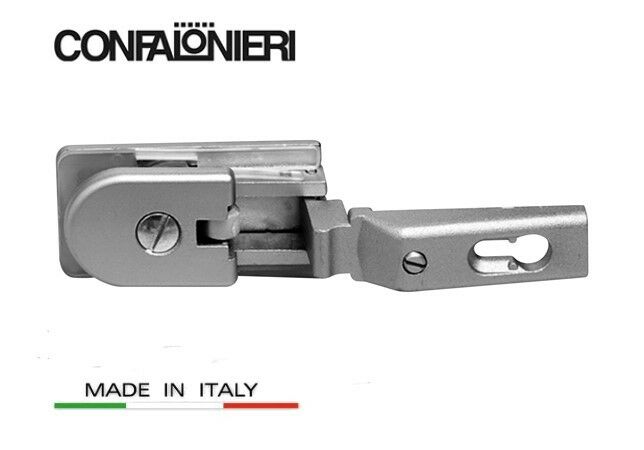 CERNIERA PER VETRO CONFALONIERI CF01092 BATTUTA ESTERNA COPERTURE VARI COLORI