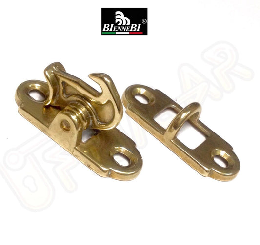 FERMASCURO CHIUSURA PER ANTE IN OTTONE CON GACIO AUTOMATICO A MOLLA CON INCONTRO