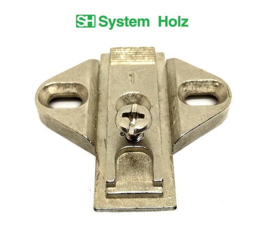 BASETTA PER CERNIERA SYSTEM HOLZ SH PER SERIE 190/200/320/330/350 VARI SPESSORI