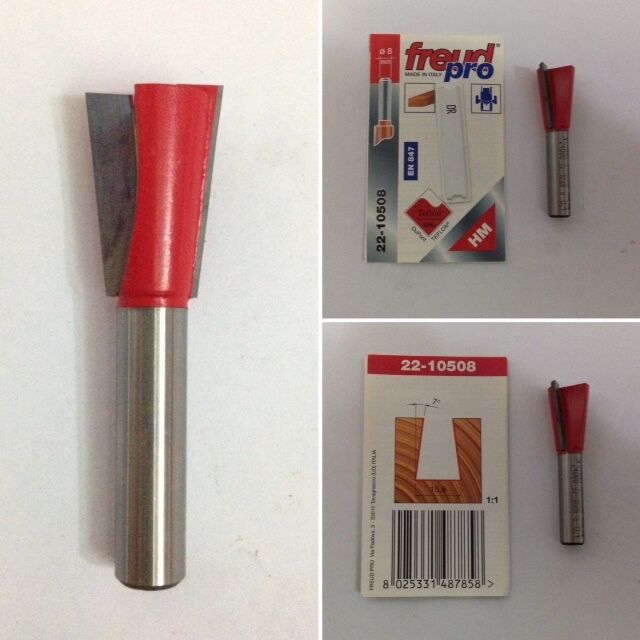 FRESA FREUD PRO HM 22-10508 PER INTAGLI A CODA DI RONDINE PER FRESATRICE LEGNO