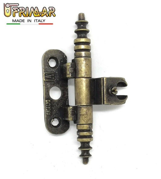 CERNIERE PER MOBILI ANTICHI PER ANTE BATTUTA gambo D.9 BRONZO H.80 ANSELMI 253