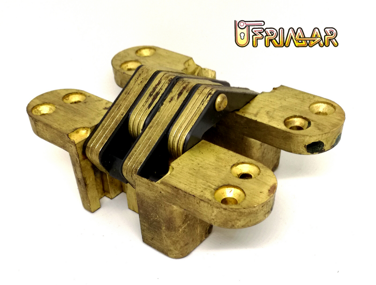 CERNIERA INVISIBILE A SCOMPARSA SOSS  mm.117x28 PER PORTE IN LEGNO TIPO PESANTE