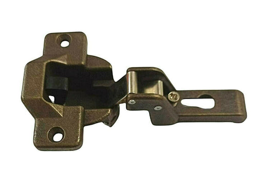 CERNIERA MEPLA PER ANTE CON BATTUTA 651.210.66 FORO mm.35 + BASE 65121066 BRONZ