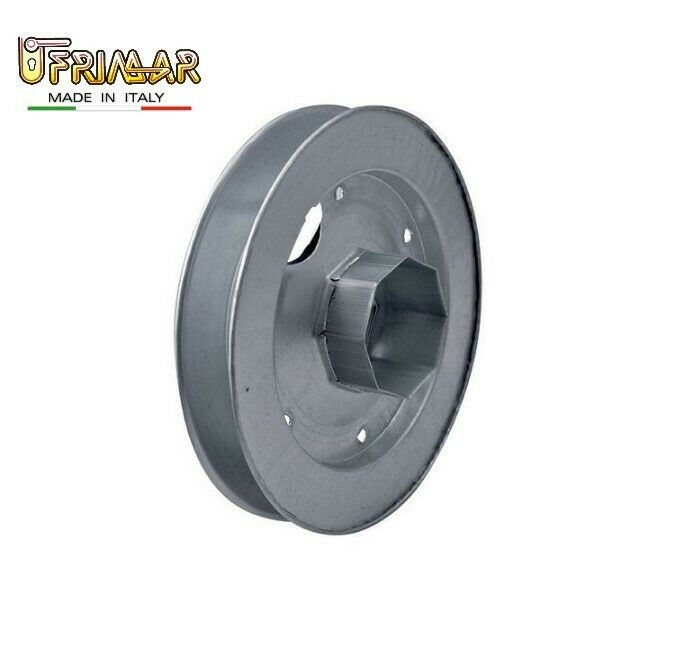 PULEGGIA RUOTA AVVOLGIBILE D.180 LISCIA PER CORDA CINTINO AVVOLGITORE TAPPARELLA