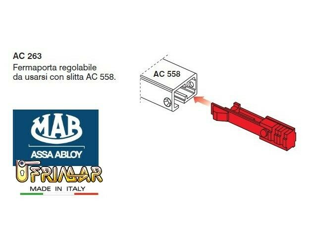 CHIUDIPORTA MAB 620 SPINGIPORTA FORZA 2 PORTA CANCELLO L. MAX mm.850 CON SLITTA