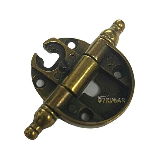 CERNIERE PER MOBILI ANTICHI PER ANTE BRONZO CHIARO D.mm.35 Gambo D.9 ANSELMI 231