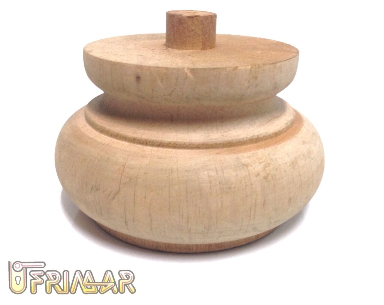 PIEDE IN LEGNO PER MOBILE COLORE NATURALE d.130x75 H LEGNO GREZZO ONTANO