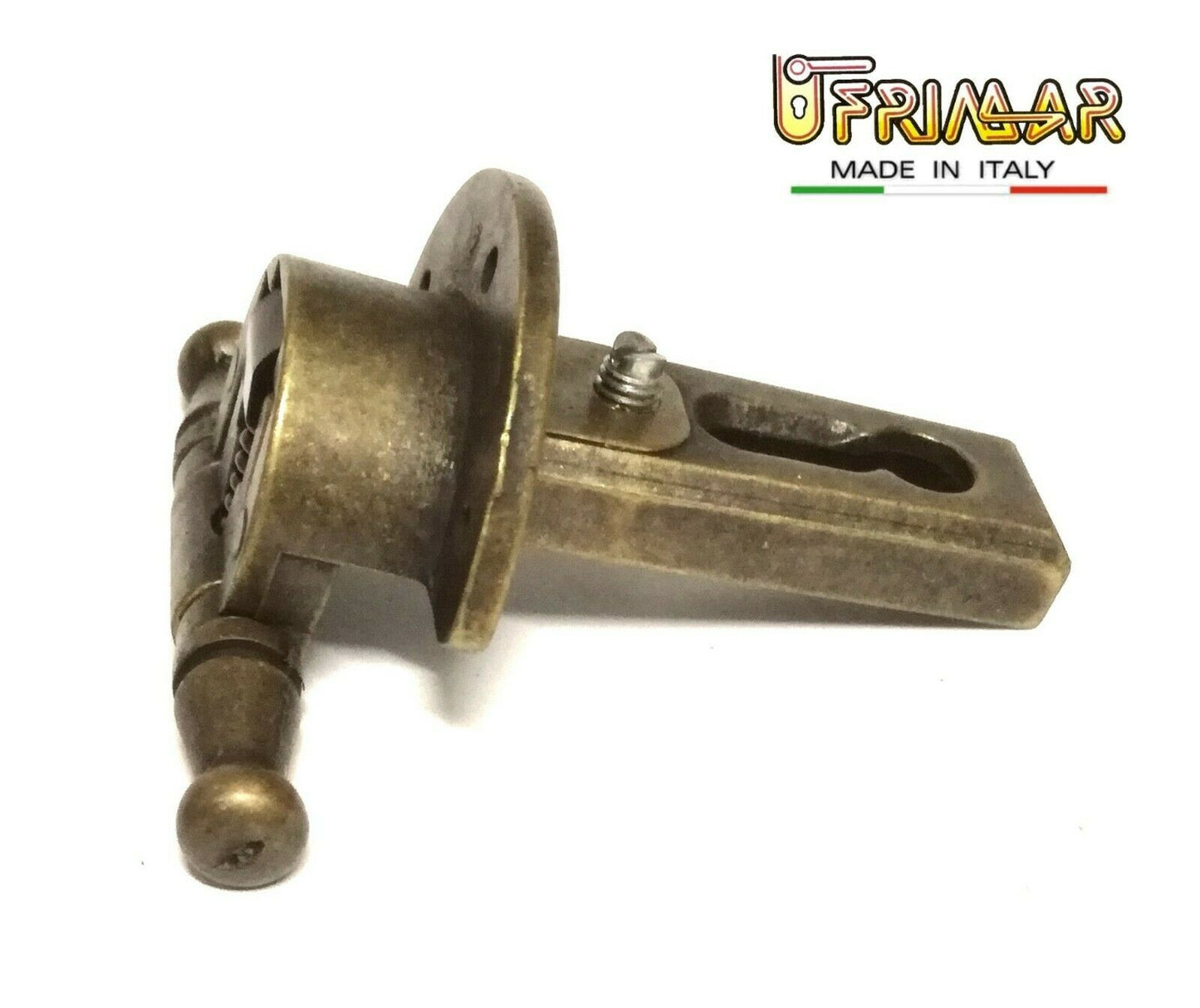 CERNIERA ANSELMI 255 PER ANTE CON BATTUTA FORO mm.27x13 BRONZO CERNIERA IN STILE