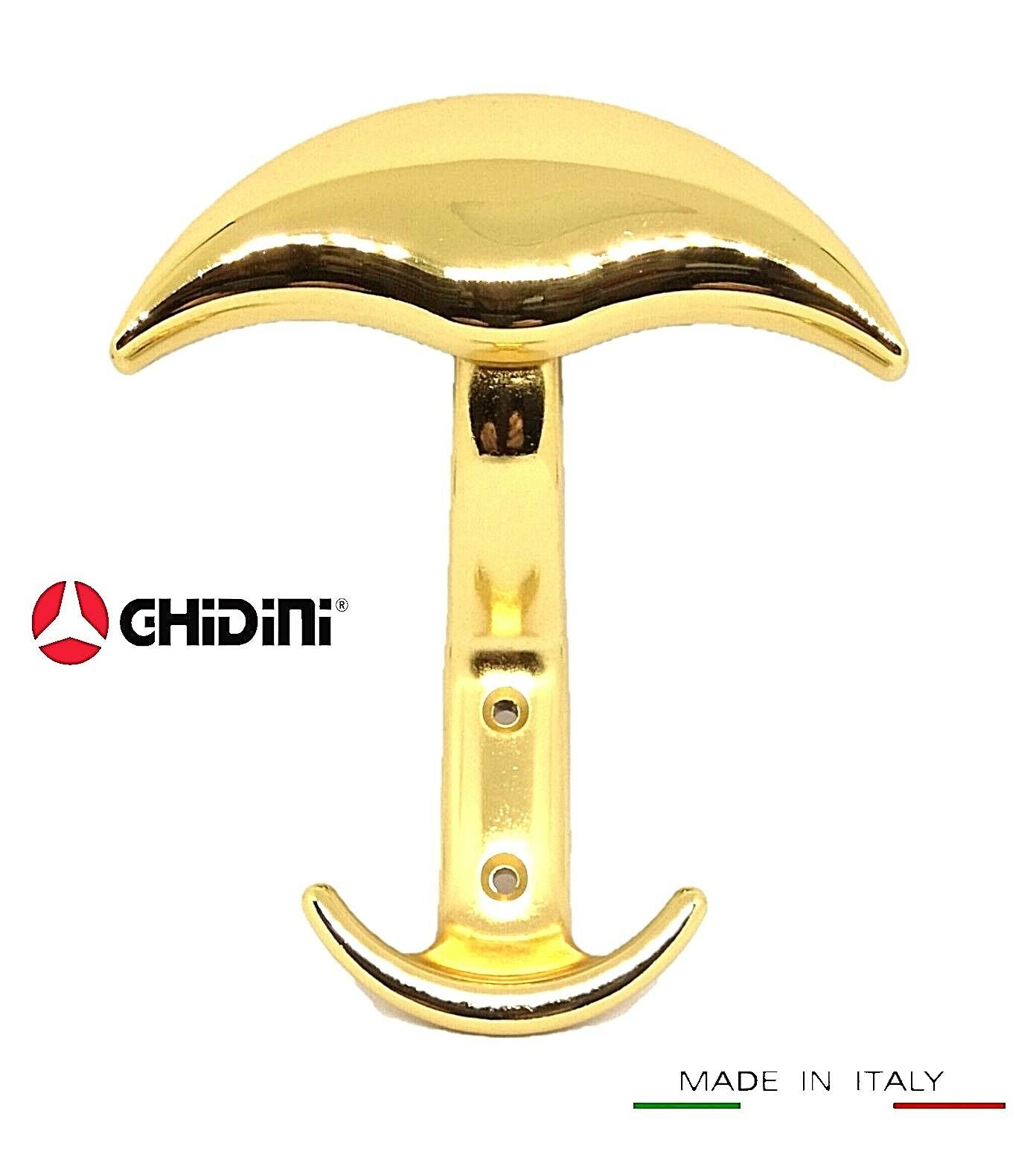 APPENDIABITI PORTABITO A MURO GHIDINI DELFINO Oro zecchino 24K Appendiabito