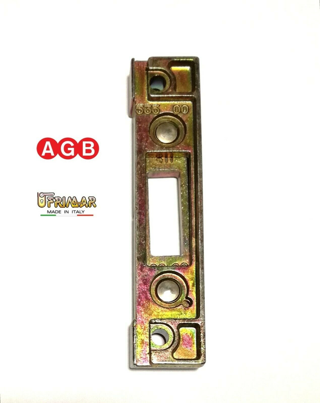 Incontro registrabile per puntali AGB cod.A200172204 PVC S/22 1 foro 23x8 mm