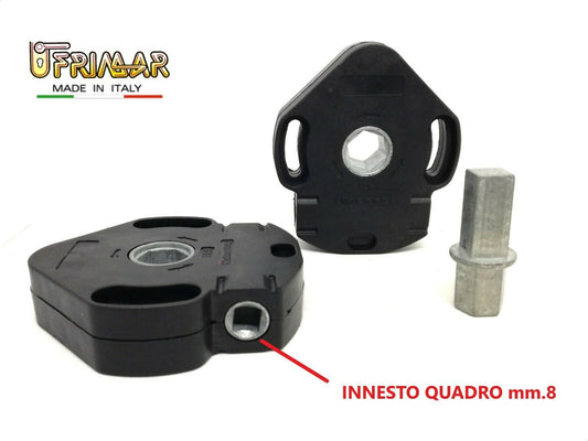 ARGANO ARGANELLO MANUALE 1:11 CON FINECORSA TAPPARELLE AVVOLGIBILI QUADRO mm.8