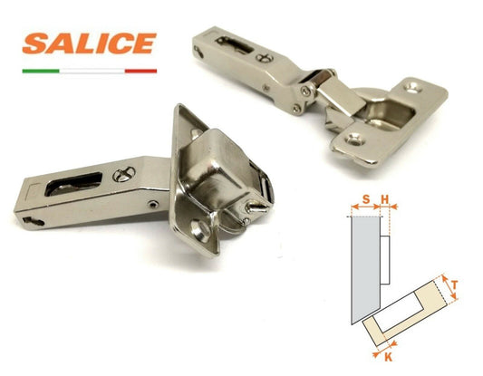 CERNIERA SALICE B7W C2A7W99 ANGOLO NEGATIVO -30° CERNIERA PER MOBILE CUCINA