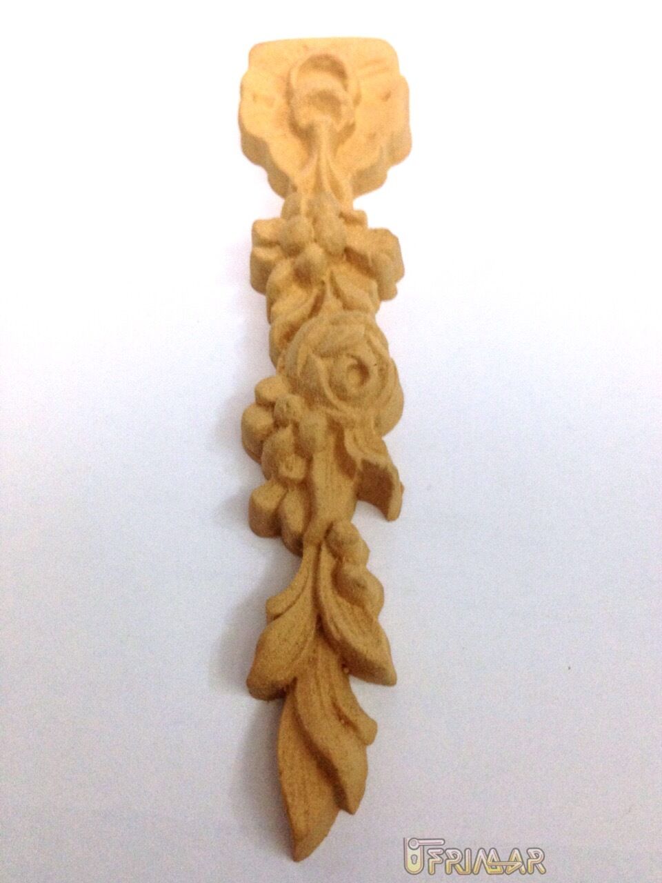 FREGIO PASTA LEGNO PER MOBILI E PORTE mm.165x42 ART.321 GIUSTI FINITURA GREZZA