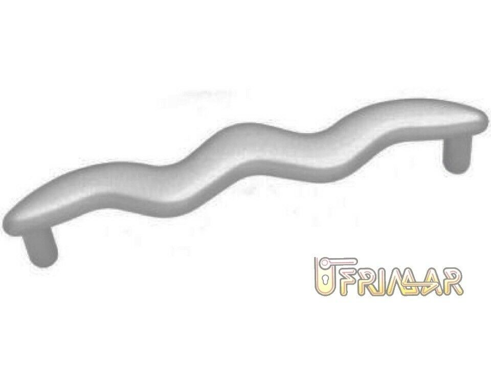 MANIGLIA MOBILE CUCINA BAGNO CAMERETTA INT.mm.128 NIKEL OPACO maniglietta zama