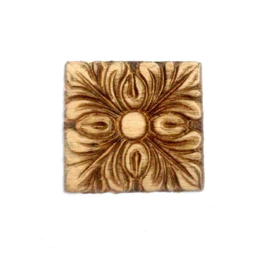 FREGIO IN LEGNO PER PORTE E MOBILI MISURA mm.54x54 DECORAZIONI PER MOBILI PORTE