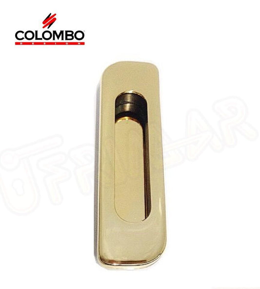 MANIGLIA INCASSO PER PORTE SCORREVOLI COLOMBO CD311 OTTONE L. SENZA FORO CHIAVE