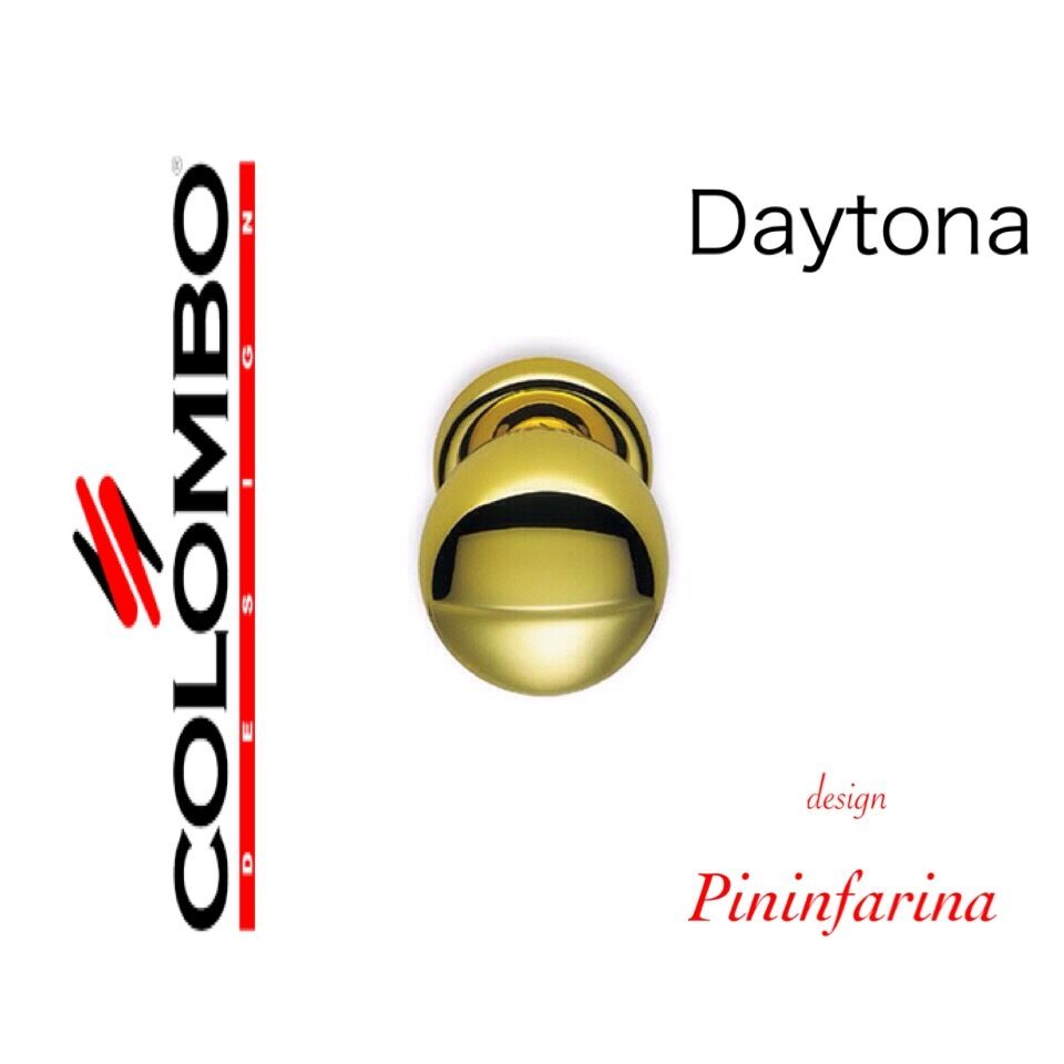 POMOLO PER PORTA COLOMBO DAYTONA PF15 FISSO OTTONE LUCIDO HPS design PININFARINA