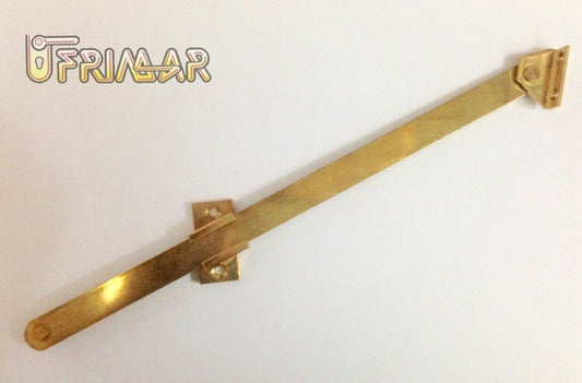 SNODO PER RIBALTA CON BASE GIREVOLE VASISTAS TIPO GIGANTE mm.280 IN OTTONE