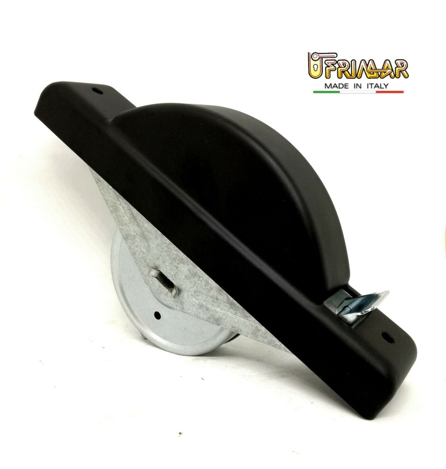AVVOLGITORE PER TAPPARELLE SEMINCASSO int. mm.165 MT.8 PLACCA NERA METALLO