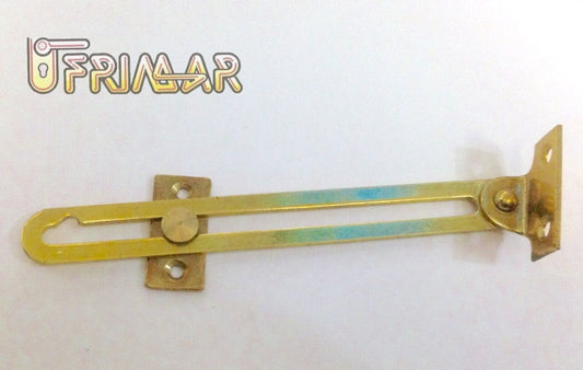 ASTA GUIDA SOPRLAUCE COPPIA VASISTAS DA mm.140 IN OTTONE CON PIOLO DI BLOCCAGGIO