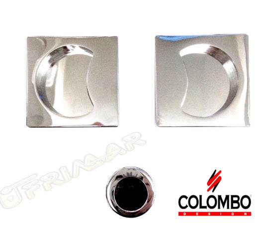 KIT MANIGLIA INCASSO PER PORTE SCORREVOLI COLOMBO ID311 OPEN Q CIECHE CROMO LUC.
