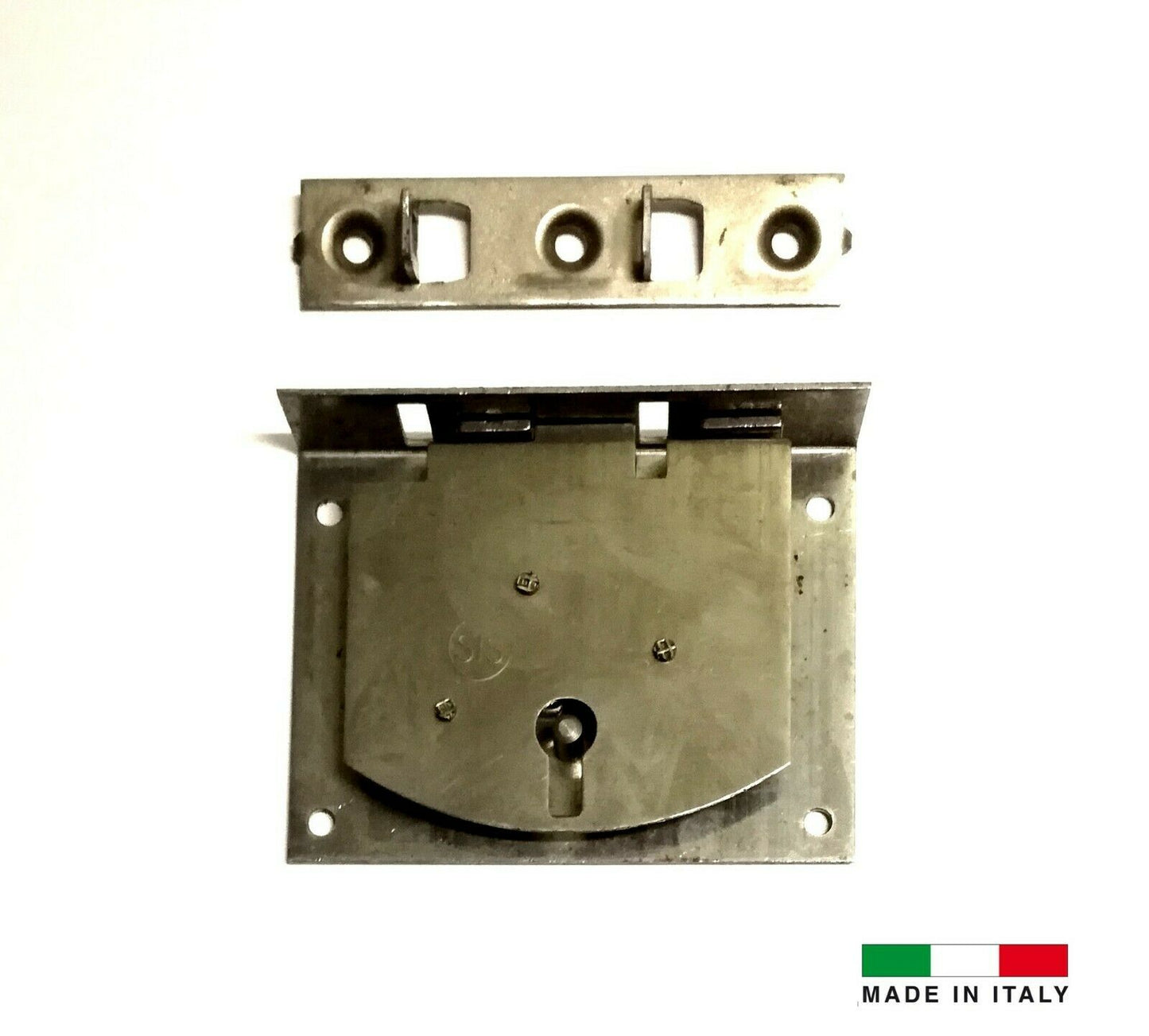 SERRATURA PER BAULI SIS ENTRATA mm.40 SERRATURE PER CASSE PER MOBILI IN LEGNO
