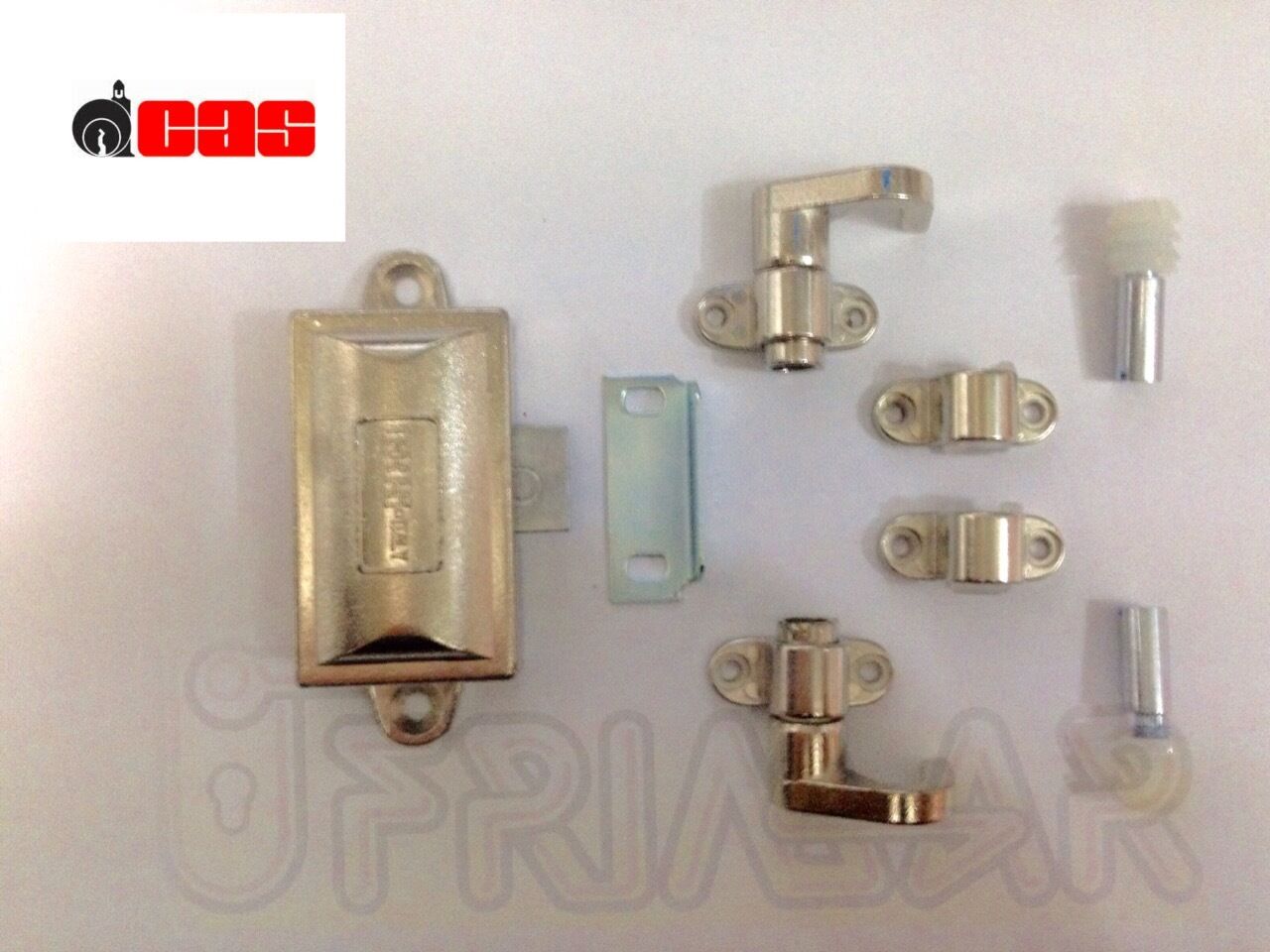 Serratura CAS per armadio aste rotanti Art.223 da applicare Nikelato Tecno Lock