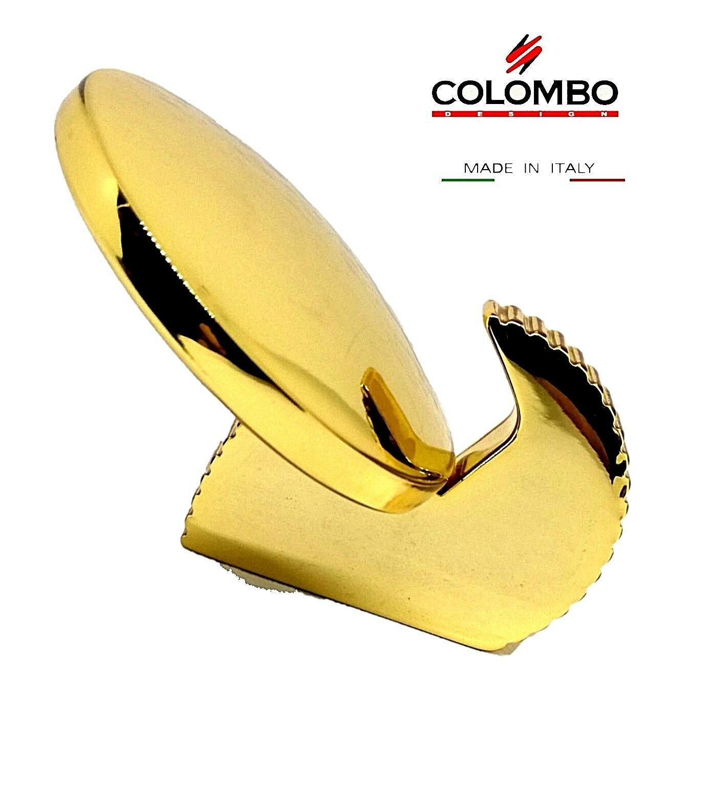 Appendiabiti a muro Portabito Colombo Design CA27 Oro Zecchino design Castiglia