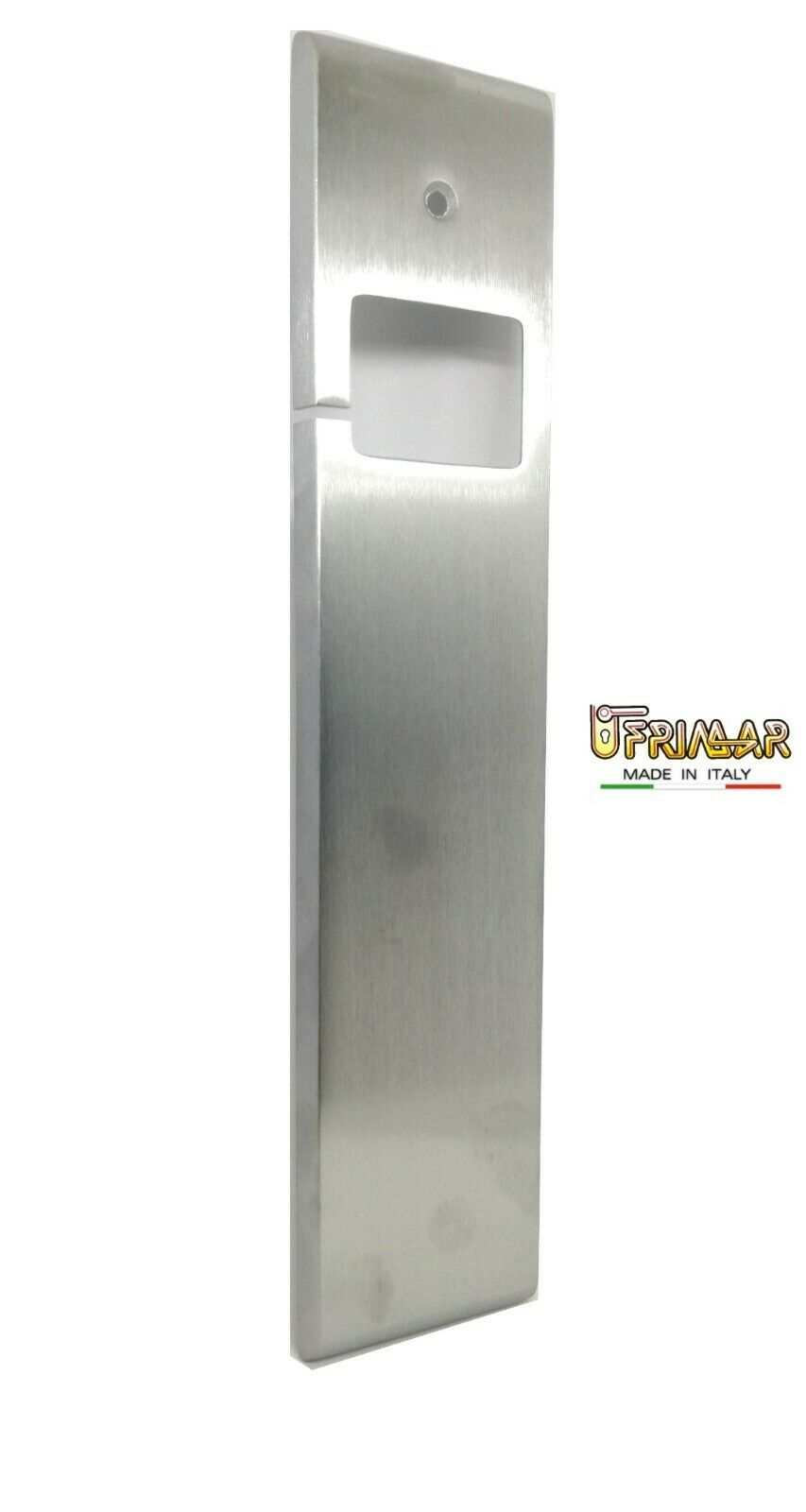 PLACCA AVVOLGITORE PER TAPPARELLE IN OTTONE CROMO LUCIDO mm.240x52 UNIVERSALE
