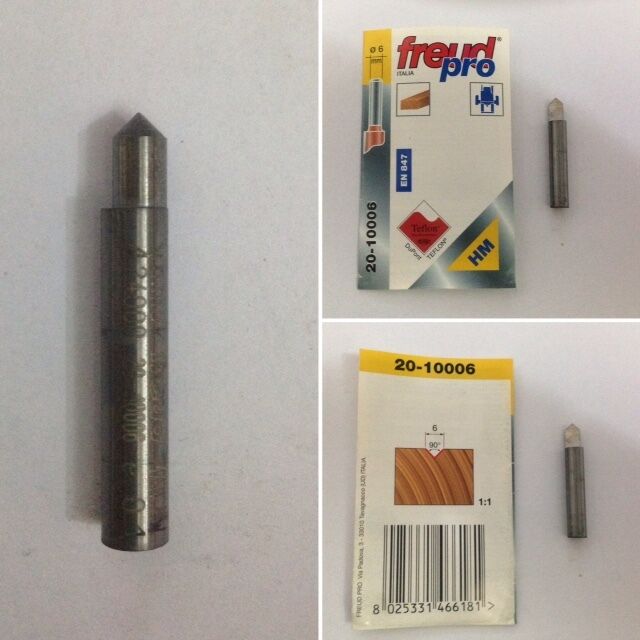 FRESA FREUD PRO HM 20-10006 PER INTAGLI A "V" PER FRESATRICE LEGNO Made in Ital