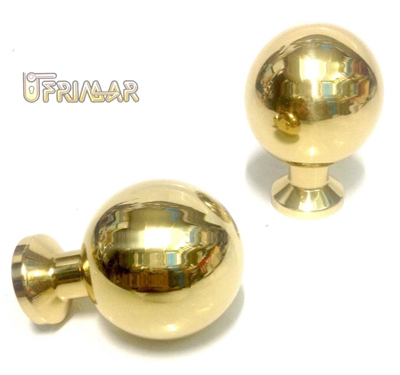 POMOLO SFERA D.mm.30 OTTONE PER ORNAMENTO LETTO CANCELLO RINGHIERA SCALA TUBI