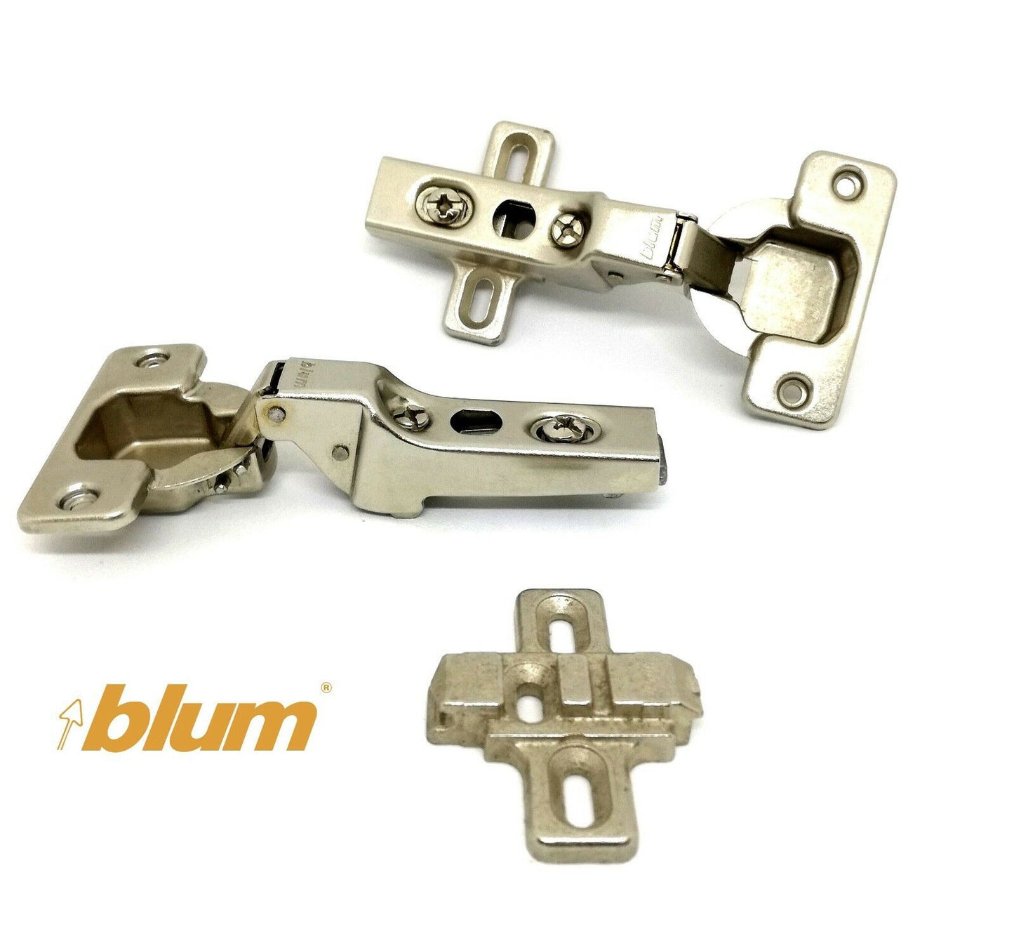 CERNIERA BLUM CLIP PER ANTA LEGNO A BATTUTA FORO 35 A SCATTO CON BASETTA