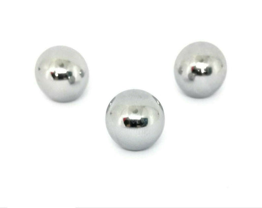 POMELLI POMOLI PER CASSETTI ANTE SFERA D.mm.12 NICHELATO LUCIDO Fil. 4MA