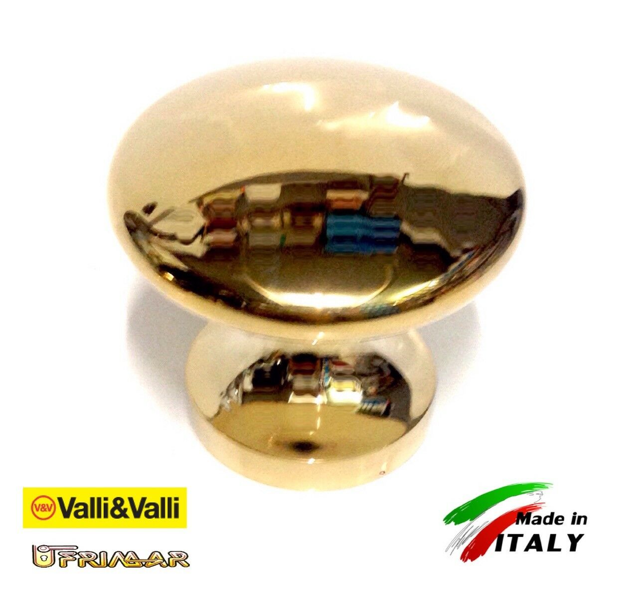 POMOLO POMELLO PER PORTA VALLI E VALLI ZIRTANIO ORO LUCIDO D.mm.70 K1166 FISSO