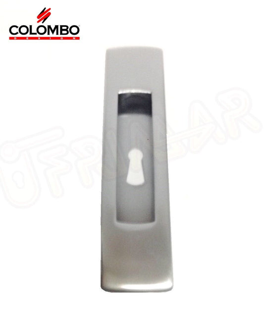 MANIGLIA INCASSO PER PORTE SCORREVOLI COLOMBO ID111CF CROMO SAT. CON FORO CHIAVE