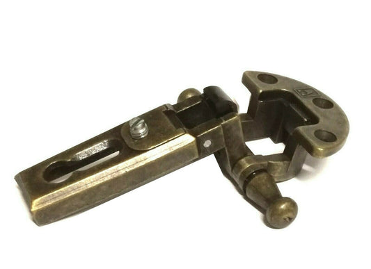 CERNIERA ANSELMI 255 PER ANTE CON BATTUTA FORO mm.27x13 BRONZO CERNIERA IN STILE