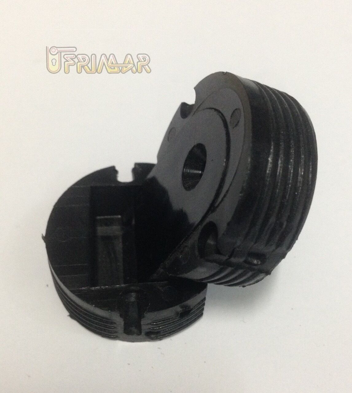 CERNIERA INCASSO PER ANTE A RIBALTA D.mm.35x13 PLASTICA NERA / PANNA