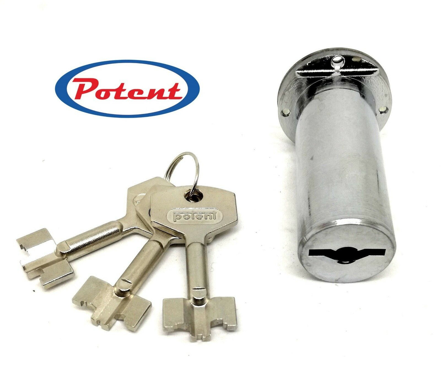 CILINDRO POTENT RICAMBIO SERRATURA A POMPA 596/5 SPESS. PORTA CM.5 VECCHIA SERIE