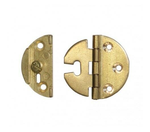 CERNIERE PER MOBILI ANTICHI OTTONATA mm.40x43 CON BATTUTA E BASE REGOLABILE CSS