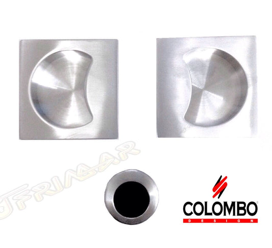 KIT MANIGLIA INCASSO PER PORTE SCORREVOLI COLOMBO ID311 OPEN Q CIECHE CROMO SAT.