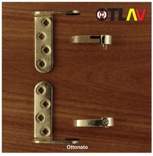 CERNIERE OTLAV A SEMI-SCOMPARSA ESSESSE 065 CON FISSAGGIO SUPERIORE E INFERIORE